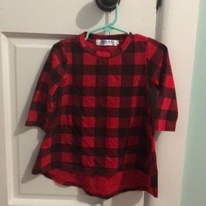 Buffalo plaid dress/tunic